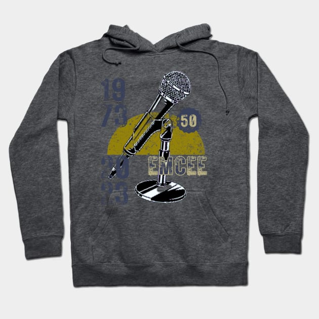 50 years in Hip Hop: Emcee Hoodie by Veritè Kulture Vulture T-Shirts & Apparel